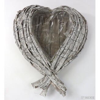 OBAL SRDCE 44x34x8cm*BÍLÁ