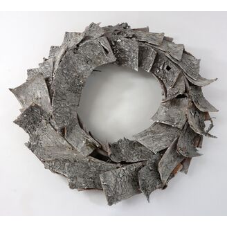 VĚNEC KŮRA 40cm*BÍLÁ