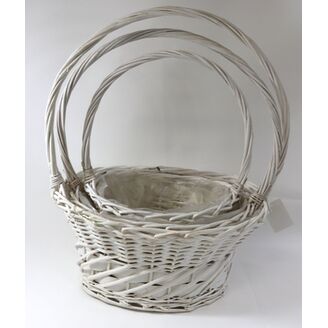 KOŠ PROUTĚNÝ 36x28x18cm 31x23x17 18x24x14*Mix BAREV