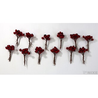 JEŘABINA 1x7cm 12ks 12sv*ČERVENÁ