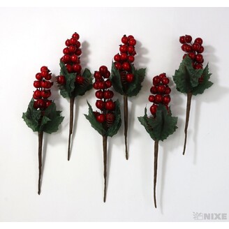 JEŘABINA 1x22cm 6ks*ČERVENÁ