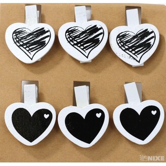 KOLÍČEK TABULE 3x3,5cm 6ks*ČERNÁ