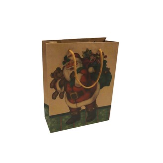 TAŠKA H VÁNOCE 19x25x8cm*PŘÍRODNÍ