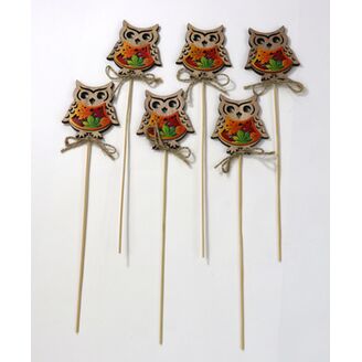 ZÁPICH SOVA 7x26cm 6ks*PŘÍRODNÍ