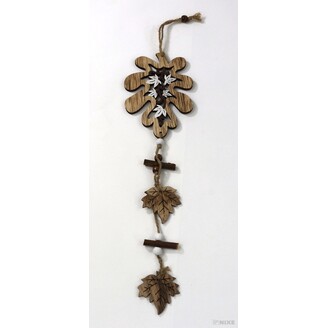 ZÁVĚS D LIST 13x40cm*PŘÍRODNÍ