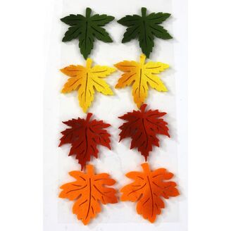 LIST NALEPOVACÍ FILC 5x5cm 8ks*MIX BAREV