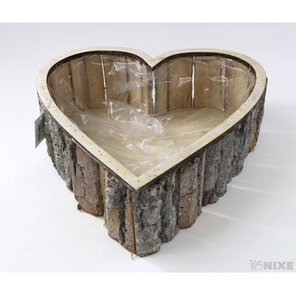 OBAL SRDCE D 33x10cm*BÍLÁ