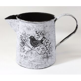 PLECHOVÁ KONEV 13x10cm*BÍLÁ