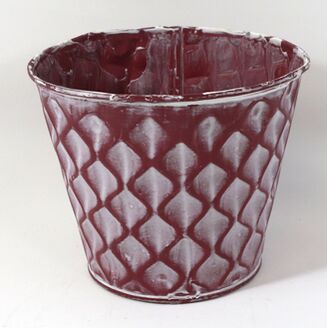 PLECHOVÝ OBAL 12x10cm*RŮŽOVÁ