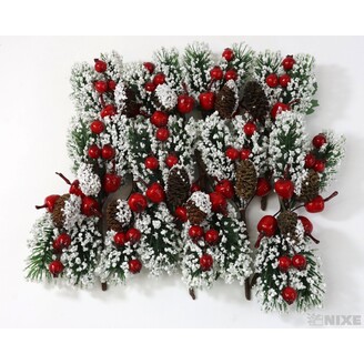 JEŘABINA 15cm 12ks*ČERVENÁ