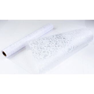 T052 SRDCE 49cmx5yd*BÍLÁ