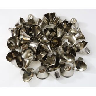 ZVONEČEK 4,5cm 50ks*STŘÍBRNÁ