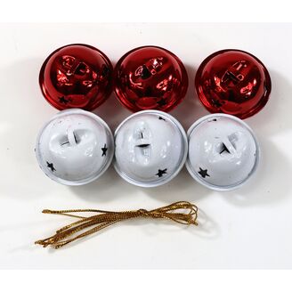 ROLNIČKY 3cm 6ks*ČERVENÁ+BÍLÁ