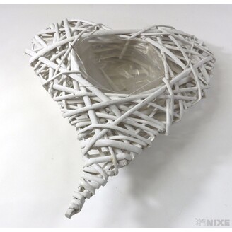 OBAL SRDCE PROUTÍ 30x39x07cm*BÍLÁ