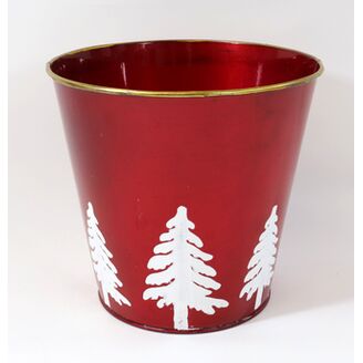 PLECHOVÝ OBAL 14x14cm*ČERVENÁ