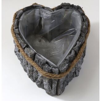 OBAL SRDCE 19x10cm*ŠEDÁ