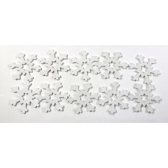 VÁNOCE MIX 6x5cm 10ks*BÍLÁ