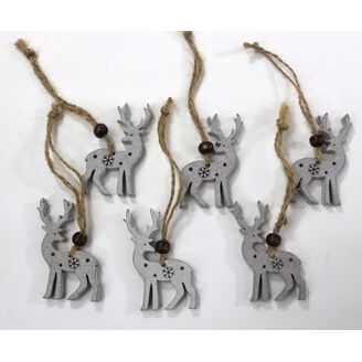 ZÁVĚS VÁNOCE MIX 5cm 6ks*