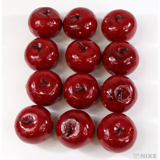 JABLÍČKA 5cm 12ks*ČERVENÁ