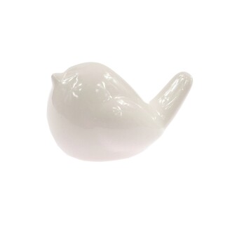 PTÁČEK KERAMIKA 8x5cm*BÍLÁ