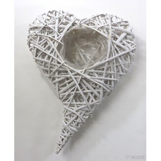 OBAL SRDCE PROUTÍ 30x40x05cm*BÍLÁ