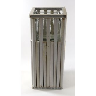 STOJAN SVÍCEN 13X32cm*BÍLÁ