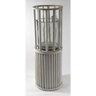 STOJAN SVÍCEN 15X45cm*BÍLÁ