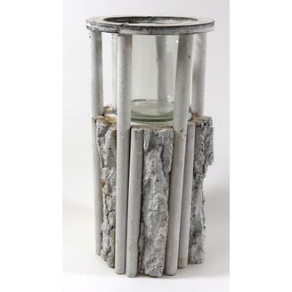 STOJAN SVÍCEN 11X24cm*BÍLÁ