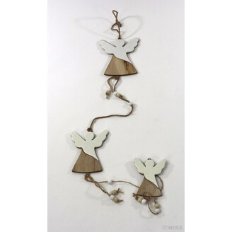 GIRLANDA ANDĚL 85cm*BÍLÁ