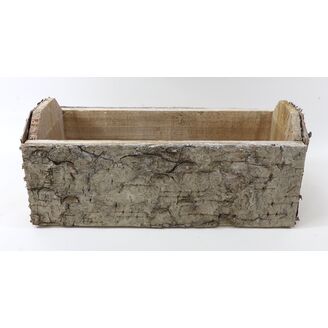 OBAL DŘEVO 10x27cm*BÍLÁ