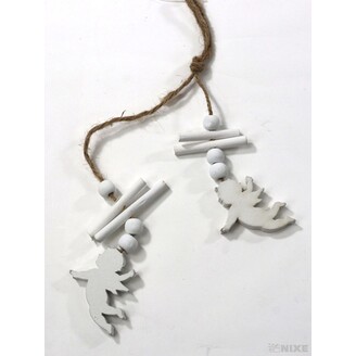 ZÁVĚS ANDĚL 20cm*BÍLÁ