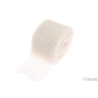 PÁSEK SRDCE 110mmx10yd*BÍLÁ