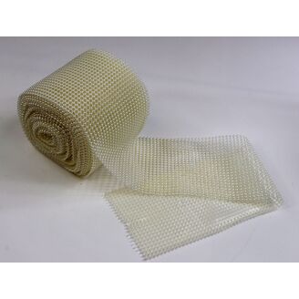 PÁSEK OZDOBNÝ 110mmx10yd*BÍLÁ