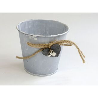 PLECHOVÝ OBAL 11x10cm*BÍLÁ