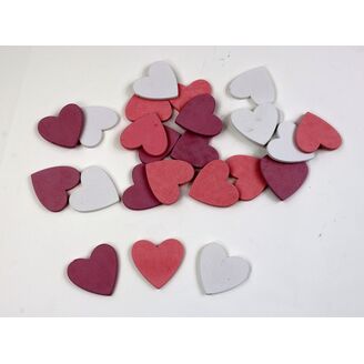 SRDCE 3,5cm 24ks*MIX BAREV