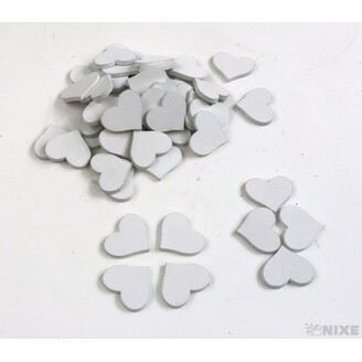 SRDCE 2cm 50ks*BÍLÁ