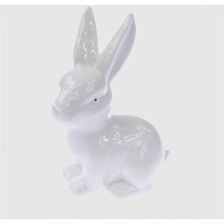 ZAJÍC KERAMIKA 16cm*BÍLÁ