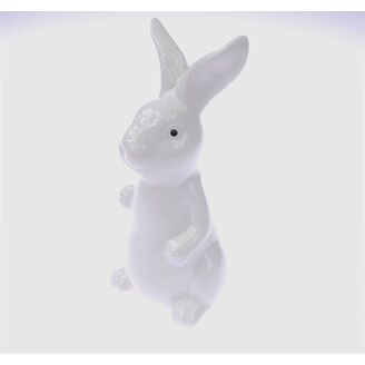 ZAJÍC KERAMIKA 17cm*BÍLÁ