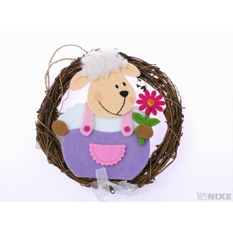 ZÁVĚS MIX KRUH 15cm*MIX BAREV