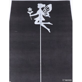 ZÁPICH VÍLA PLECH 12x58cm*BÍLÁ