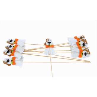 ZÁPICH FILC PES 7x31cm 10ks*BÍLÁ