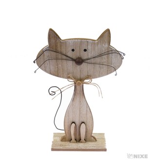 KOČKA 30cm*PŘÍRODNÍ