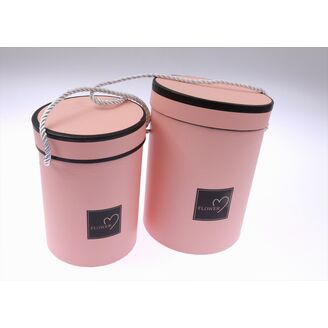 KVĚTINOVÝ BOX 2ks pr. 14x18cm 11x16*LOSOSOVÁ