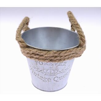 PLECHOVÝ OBAL 12x10cm*BÍLÁ