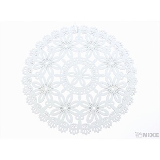 ZÁVĚS KRUH KYTKA 30cm*BÍLÁ V+