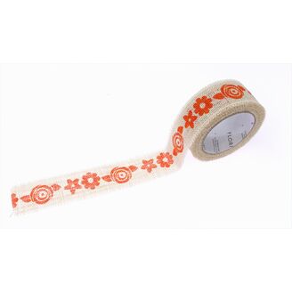 STUHA JUTA KVĚT 4,5cmx5m*ORANŽOVÁ