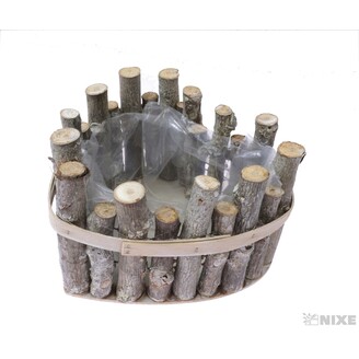 OBAL SRDCE 20x22x12cm*BÍLÁ