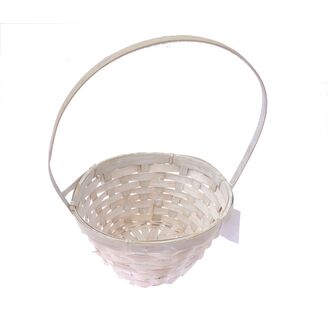 KOŠ RATTAN 16x10x30cm*BÍLÁ