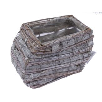 OBAL KŮRA 16x16x8cm*BÍLÁ