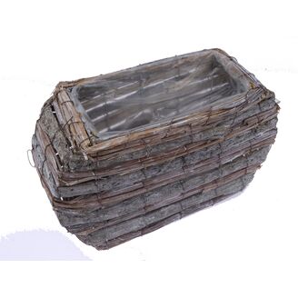 OBAL KŮRA 22x19x11cm*BÍLÁ